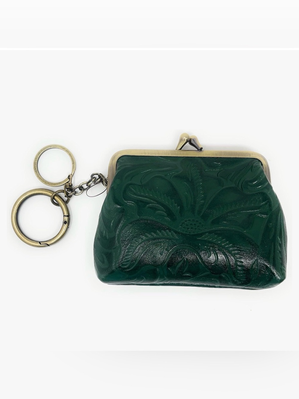 Patricia Nash Leather Borse Coin Purse, Large, Soft Green - Picture 5 of 6